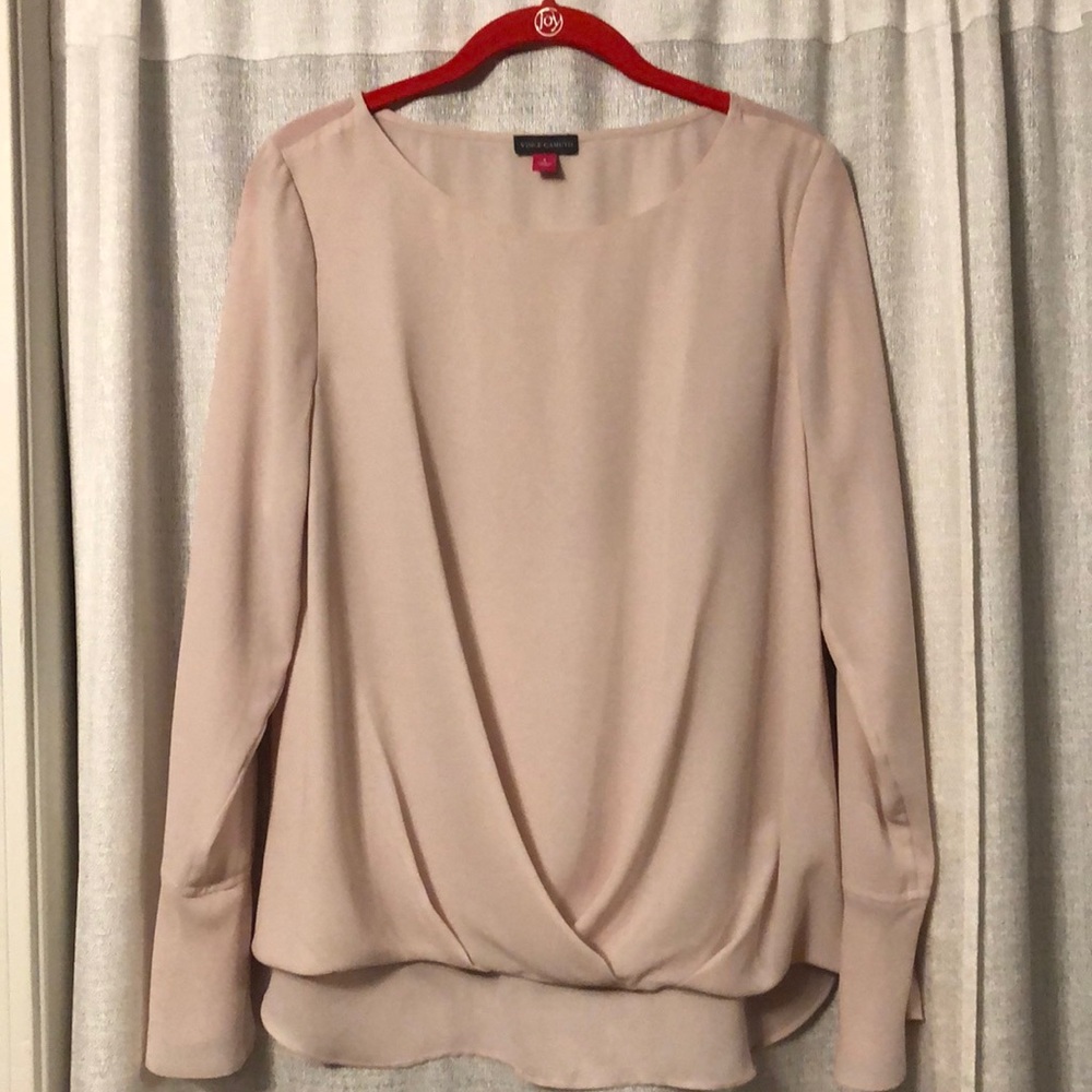 Blush pink blouse
